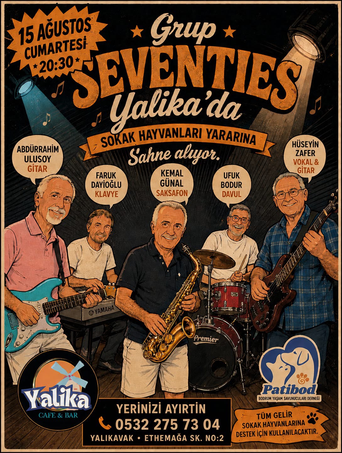 Group Seventies İlk Konser Afişi